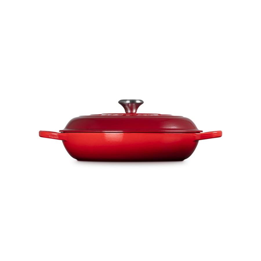 additioanl image for  Le Creuset Low Casserole Cerise 30 cm 