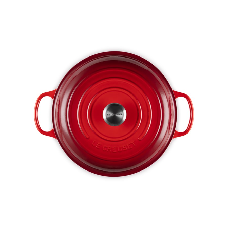 additioanl image for  Le Creuset Low Casserole Cerise 30 cm 