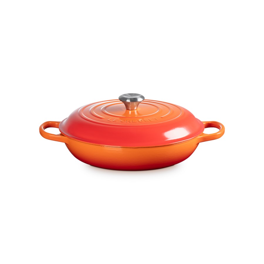 additioanl image for  Le Creuset Shallow Casserole Flame 30 cm 