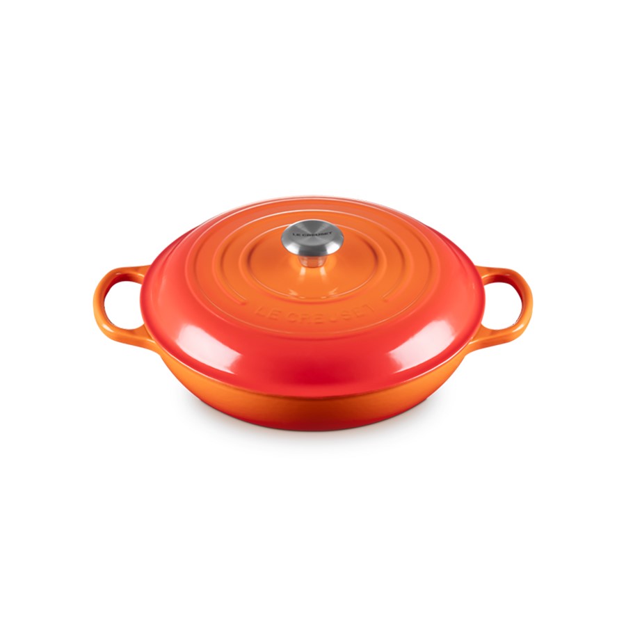 additioanl image for  Le Creuset Shallow Casserole Flame 30 cm 