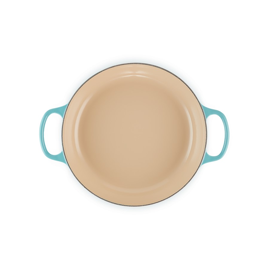 additioanl image for  Le Creuset Shallow Casserole Teal 30 cm 