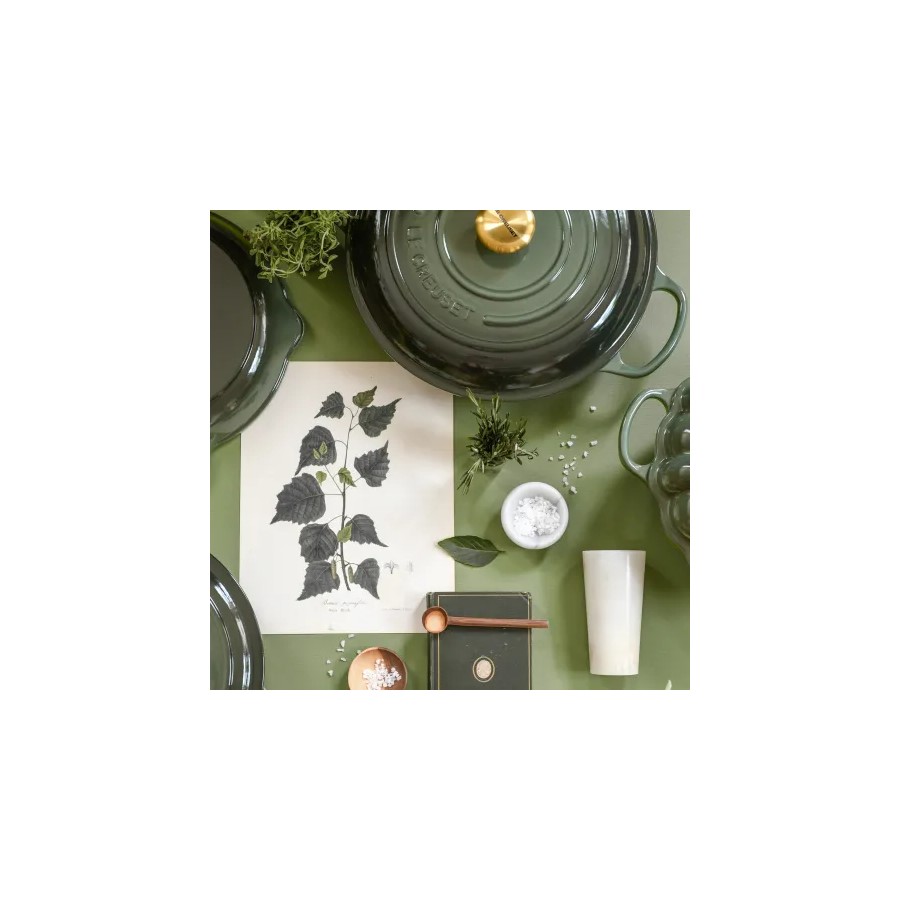 additioanl image for  Le Creuset Shallow Casserole Thyme 30 cm 