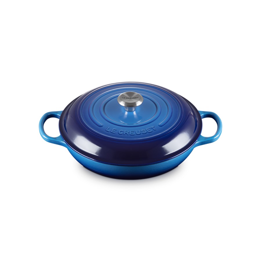 additioanl image for  Le Creuset Low Casserole Az. Blue 30 cm 