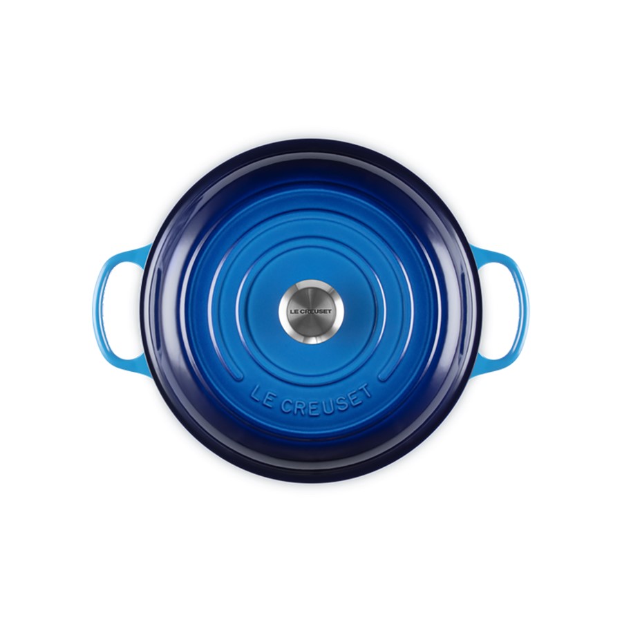 additioanl image for  Le Creuset Low Casserole Az. Blue 30 cm 