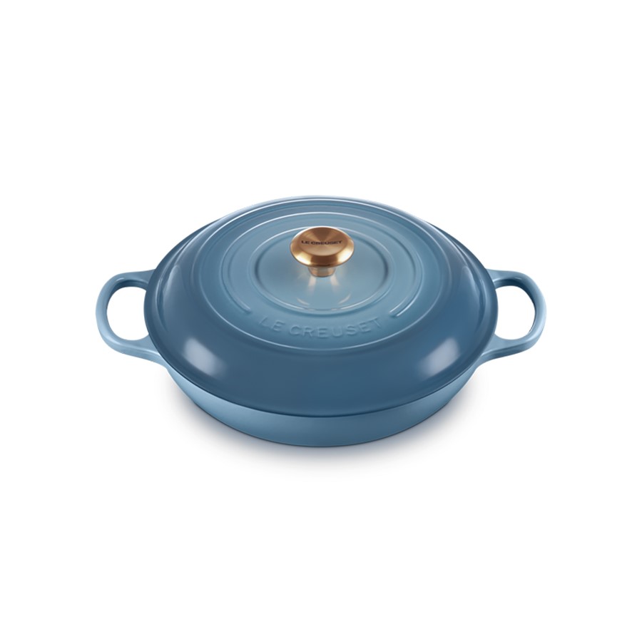 additioanl image for  Le Creuset Low Casserole Chambray 30 cm 