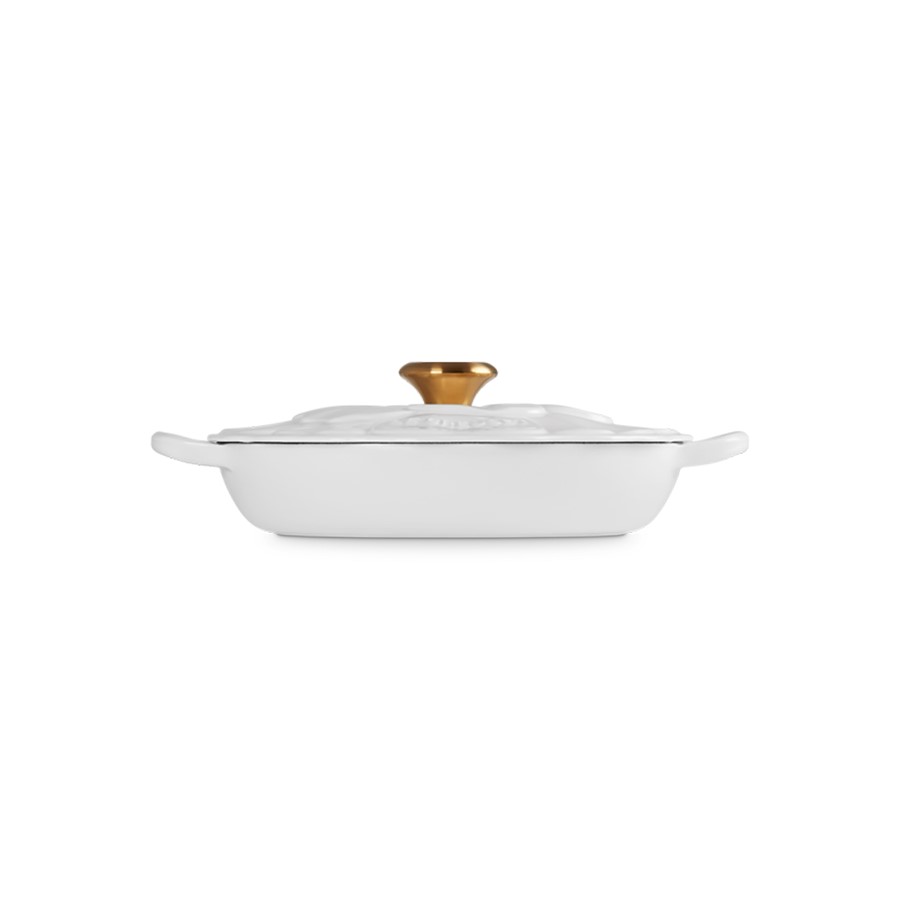 additioanl image for  Le Creuset Petal Rd. Braiser White 26 cm 