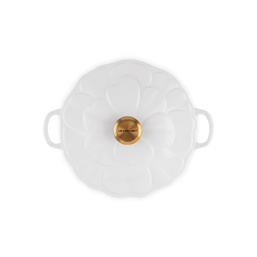 additioanl image for  Le Creuset Petal Rd. Braiser White 26 cm 