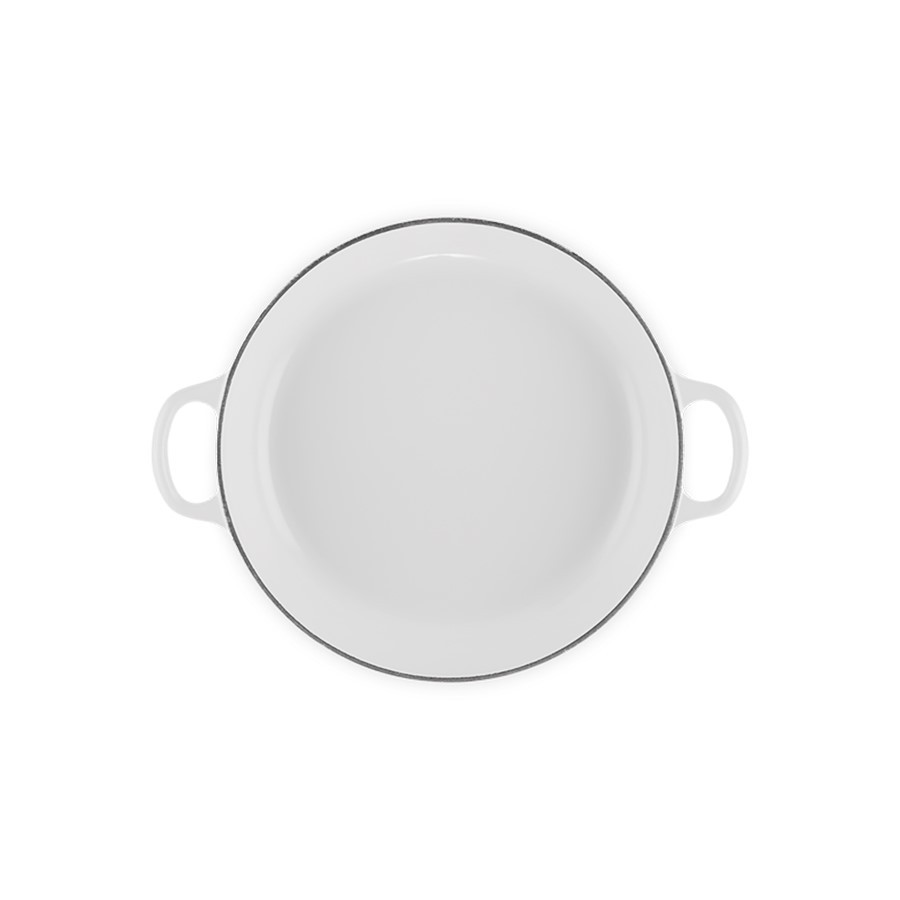 additioanl image for  Le Creuset Petal Rd. Braiser White 26 cm 