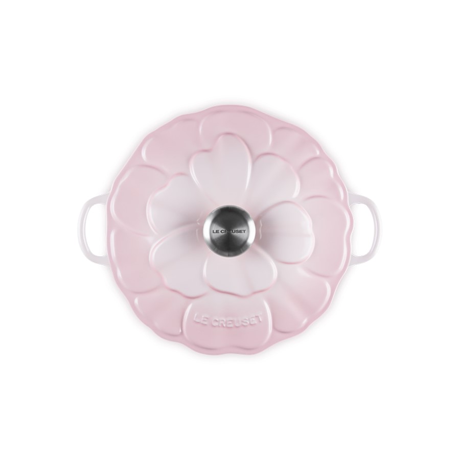 additioanl image for  Le Creuset Petal Low Braiser S/Pink 26cm 