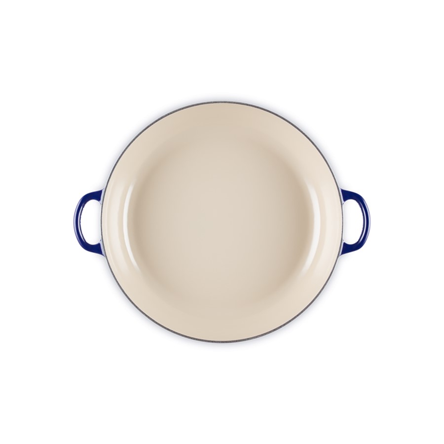 additioanl image for  Le Creuset Shallow Braiser Indigo 30 cm 