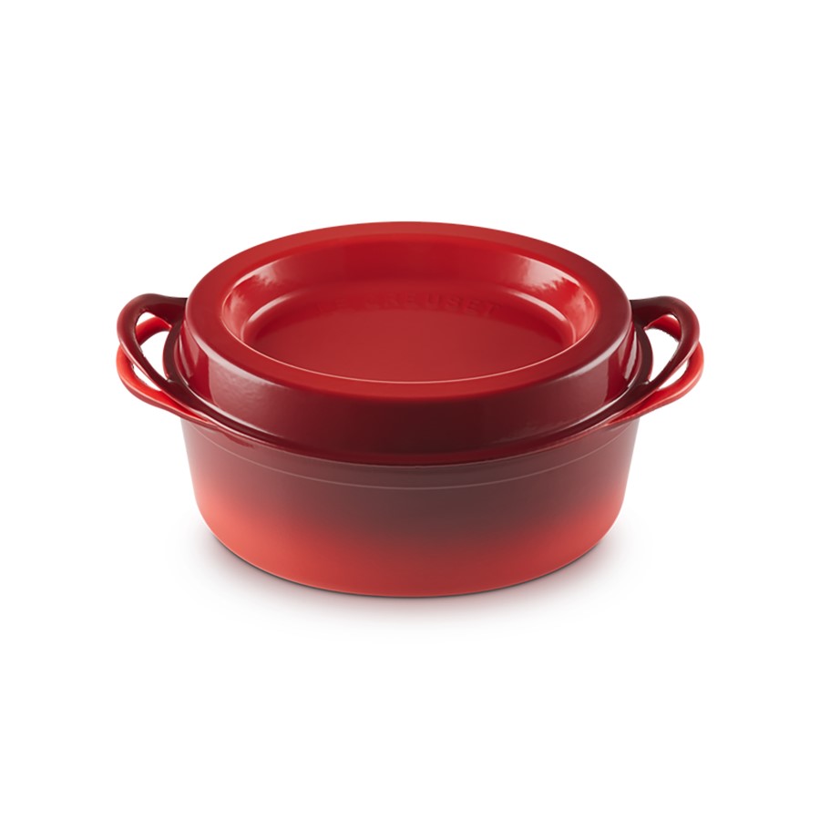 additioanl image for  Le Creuset Oval Doufeu Cerise 32 cm 