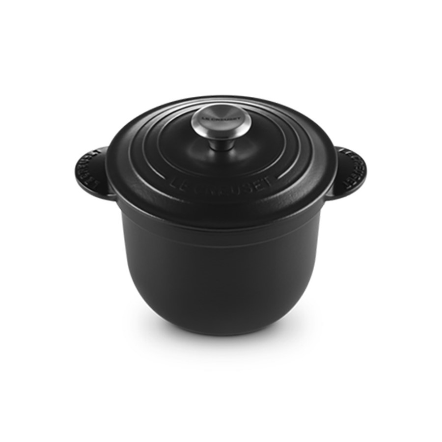 additioanl image for  Le Creuset Rice Pot Matt Black 18 cm 