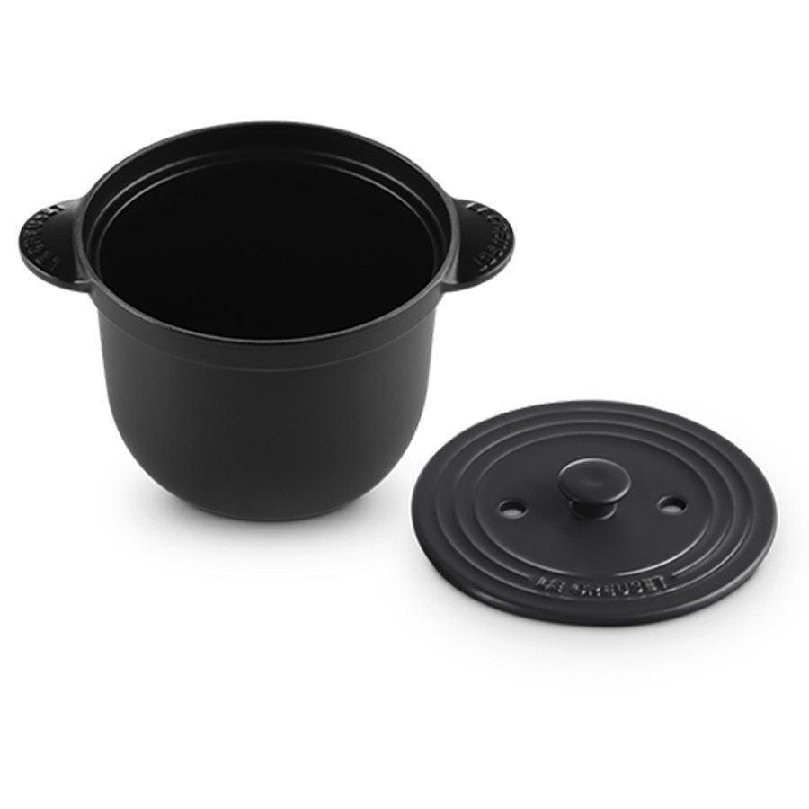 additioanl image for  Le Creuset Rice Pot Matt Black 18 cm 