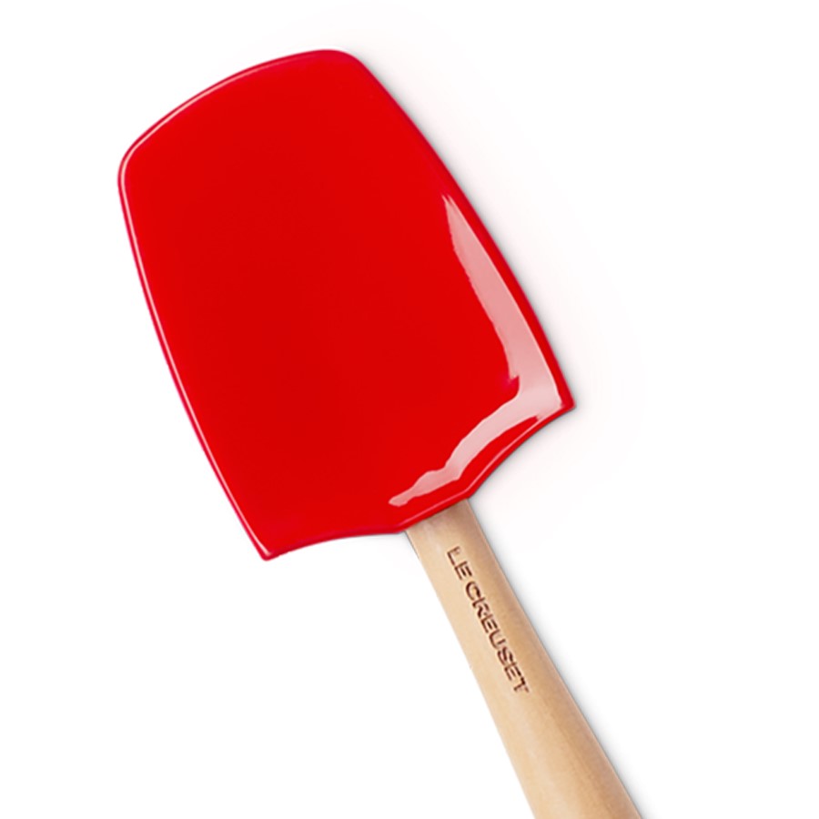 additioanl image for  Le Creuset Large Spatula Spoon Cerise 