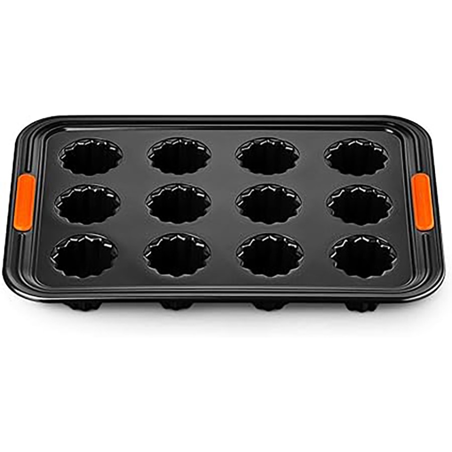 additioanl image for  Le Creuset 12 Cannelé Black Tray 