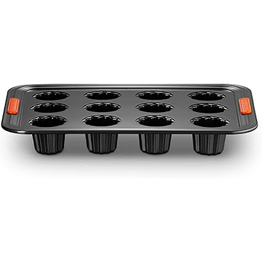 additioanl image for  Le Creuset 12 Cannelé Black Tray 