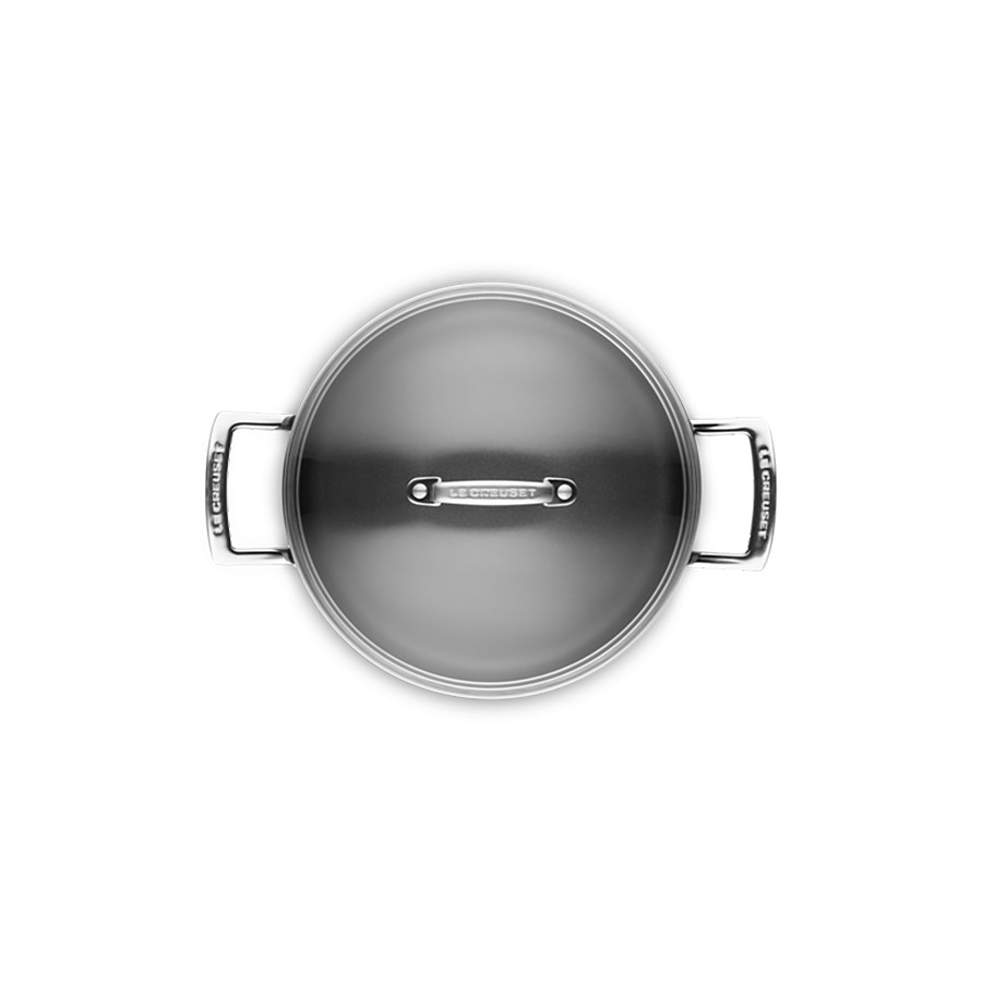 additioanl image for  Le Creuset Sauteuse +Glass Lid Blk 24 cm 