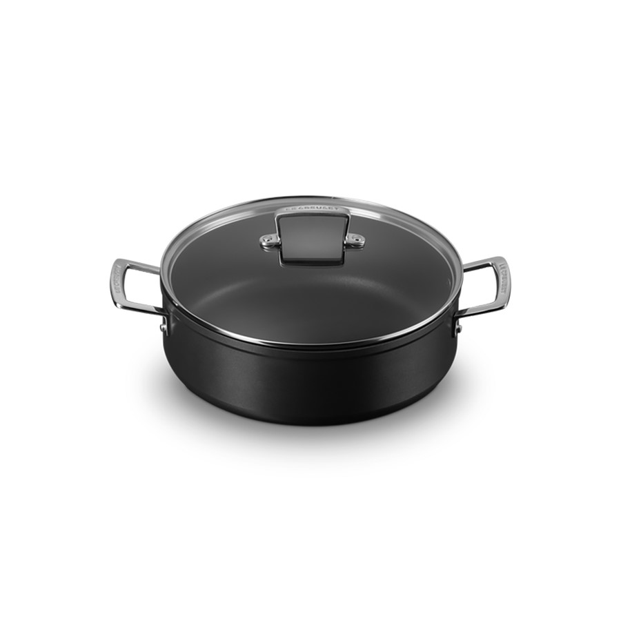 additioanl image for  Le Creuset Sauteuse +Glass Lid Blk 28 cm 