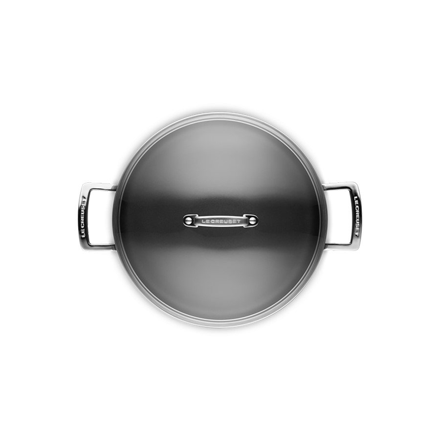 additioanl image for  Le Creuset Sauteuse +Glass Lid Blk 28 cm 