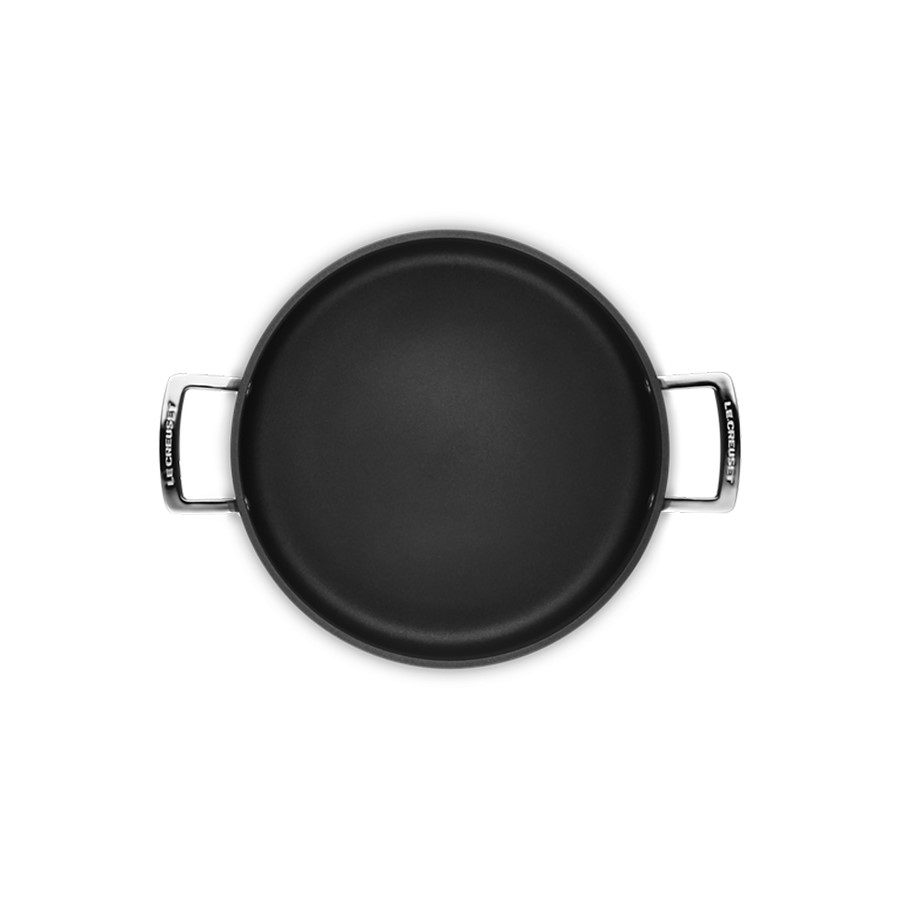 additioanl image for  Le Creuset Sauteuse +Glass Lid Blk 28 cm 