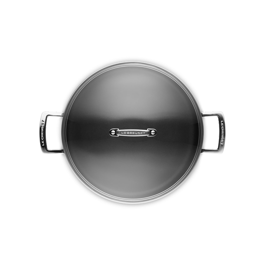 additioanl image for  Le Creuset Sauteuse +Glass Lid Blk 30 cm 