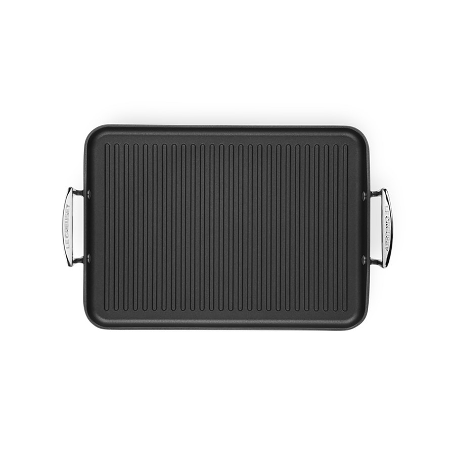 additioanl image for  Le Creuset Rect. Giant Grill Black 35 cm 