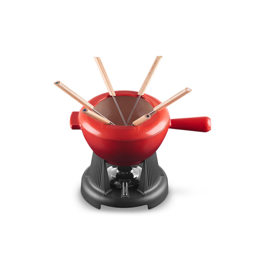 additioanl image for  Le Creuset Cheese & Meat Fondue Cerise 