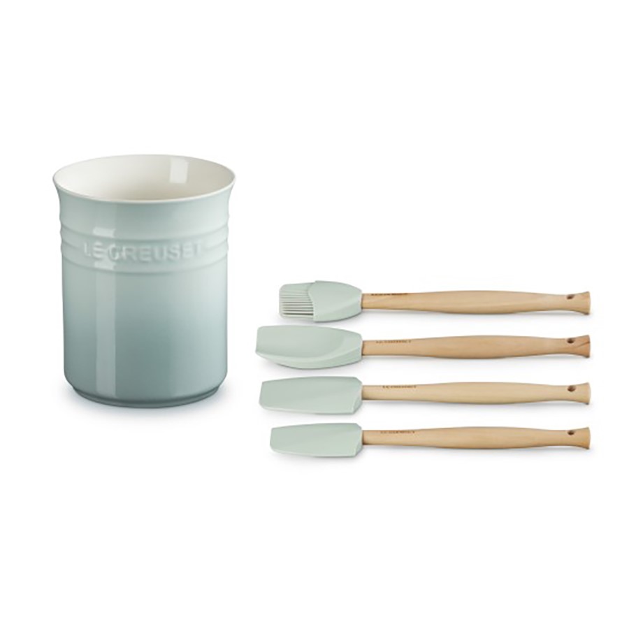 additioanl image for  Le Creuset Jar plus 4 Utensils Sea Salt 
