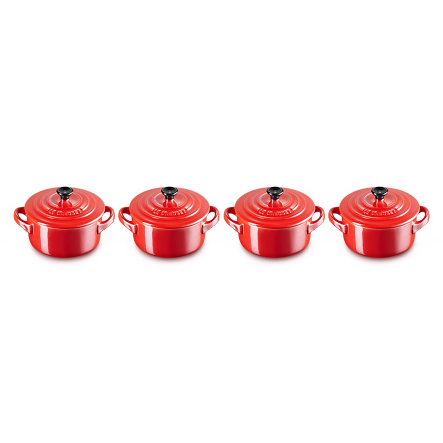 additioanl image for  Le Creuset Rd.4 Mini Cocotte Cerise 10cm 