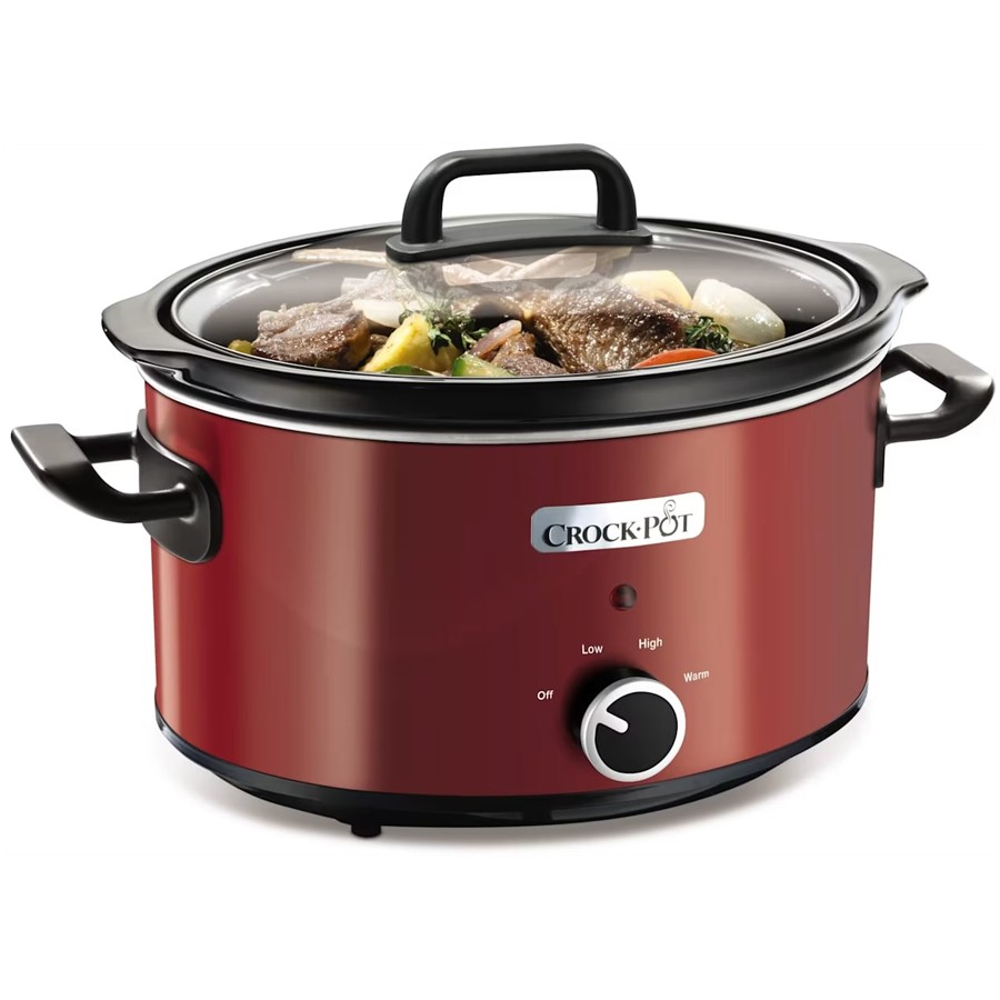 additioanl image for  Crockpot Slow Cooker 3.5L Red (13A LRG) 