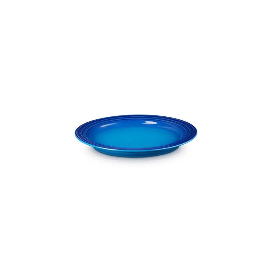 additioanl image for  Le Creuset Salad Plate Azure Blue 22 cm 