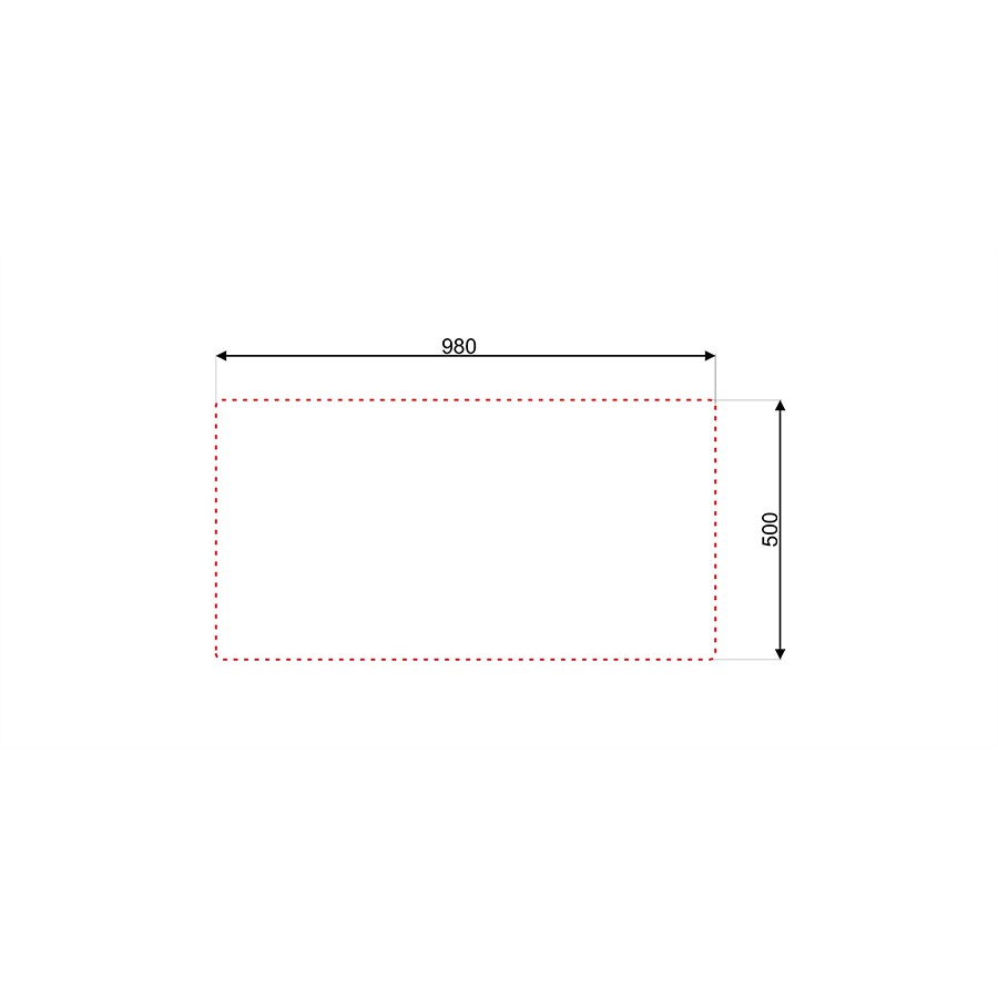 additioanl image for  Asil Sink 1 Bowl S/S F/Mount 100 x 52 cm 