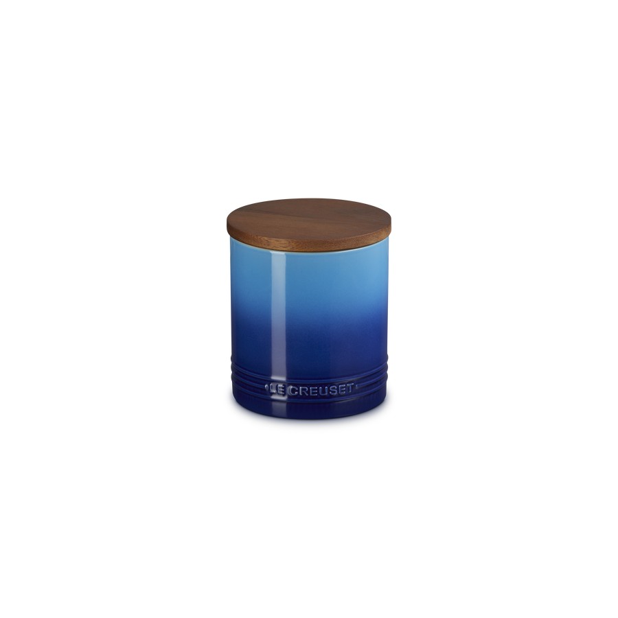 additioanl image for  Le Creuset Storage Jar Azure Blue 1.1 L 