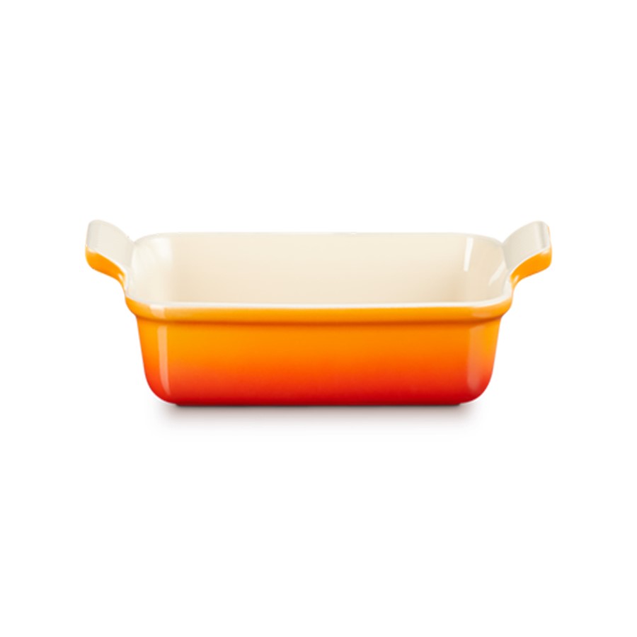 additioanl image for  Le Creuset Gratin Rect. Dish Flame 19 cm 