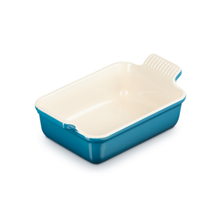 additioanl image for  Le Creuset Gratin Rect Dish D/Teal 19 cm 