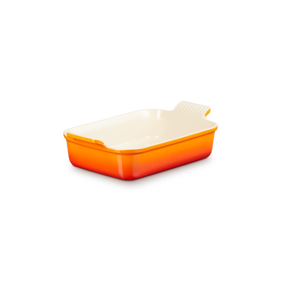 additioanl image for  Le Creuset Gratin Rect. Dish Flame 26 cm 
