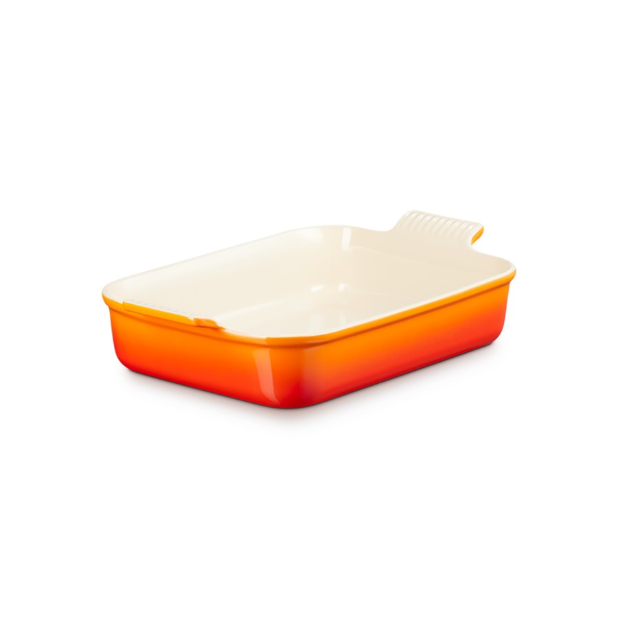 additioanl image for  Le Creuset Gratin Rect. Dish Flame 32 cm 