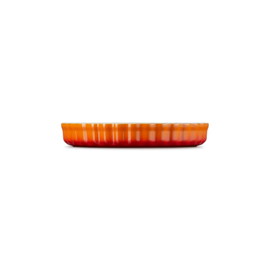 additioanl image for  Le Creuset Flan Fluted Dish Flame 28 cm 