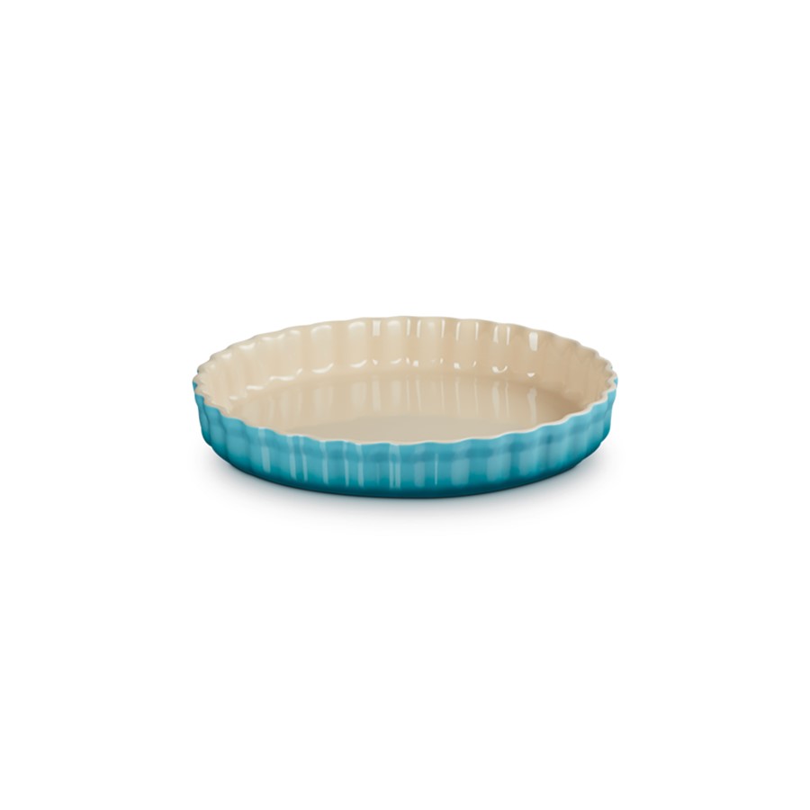 additioanl image for  Le Creuset Flan Dish Teal  28 cm 