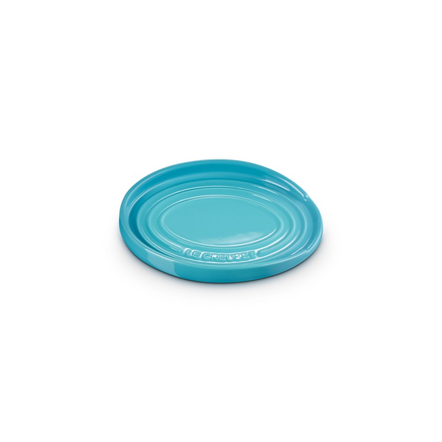 additioanl image for  Le Creuset Oval Spoon Rest Teal 16 cm 