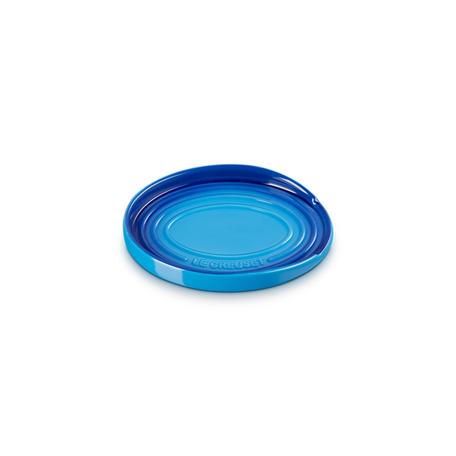 additioanl image for  Le Creuset Oval Spoon Rest Az Blue 16 cm 