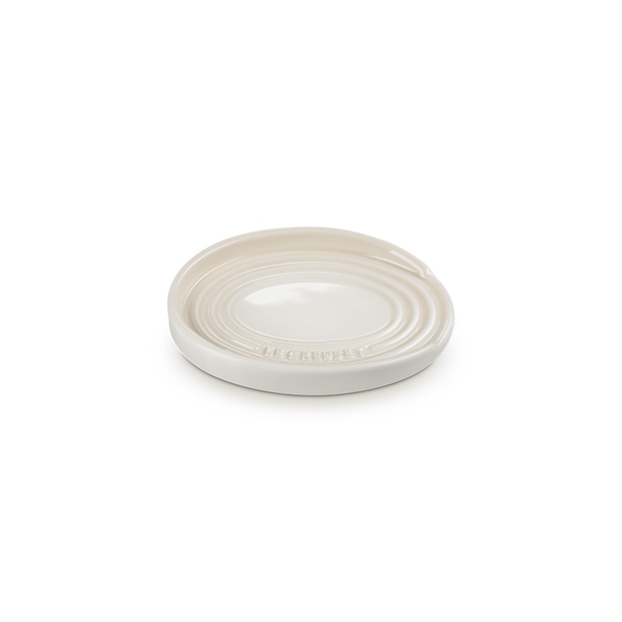 additioanl image for  Le Creuset Oval Spoon Rest Meringue 