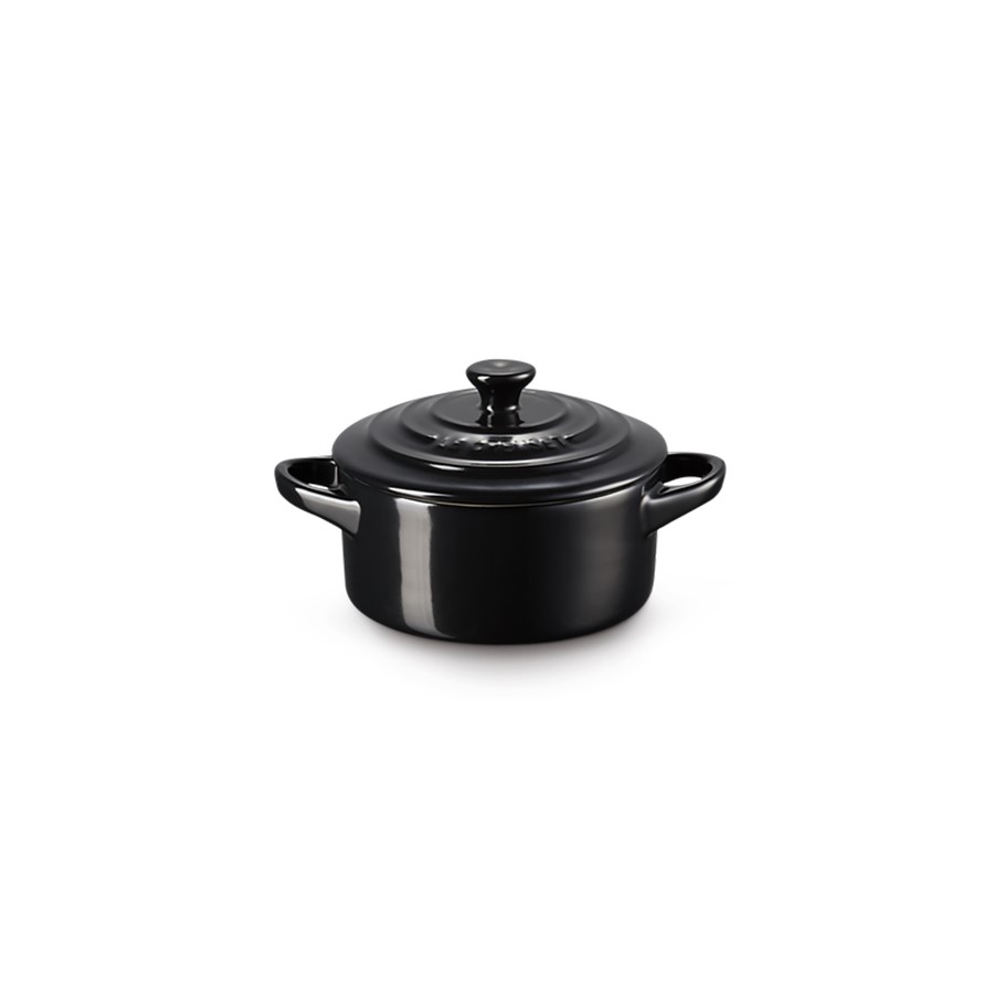 additioanl image for  Le Creuset Rd. Mini Cocotte Black 10 cm 