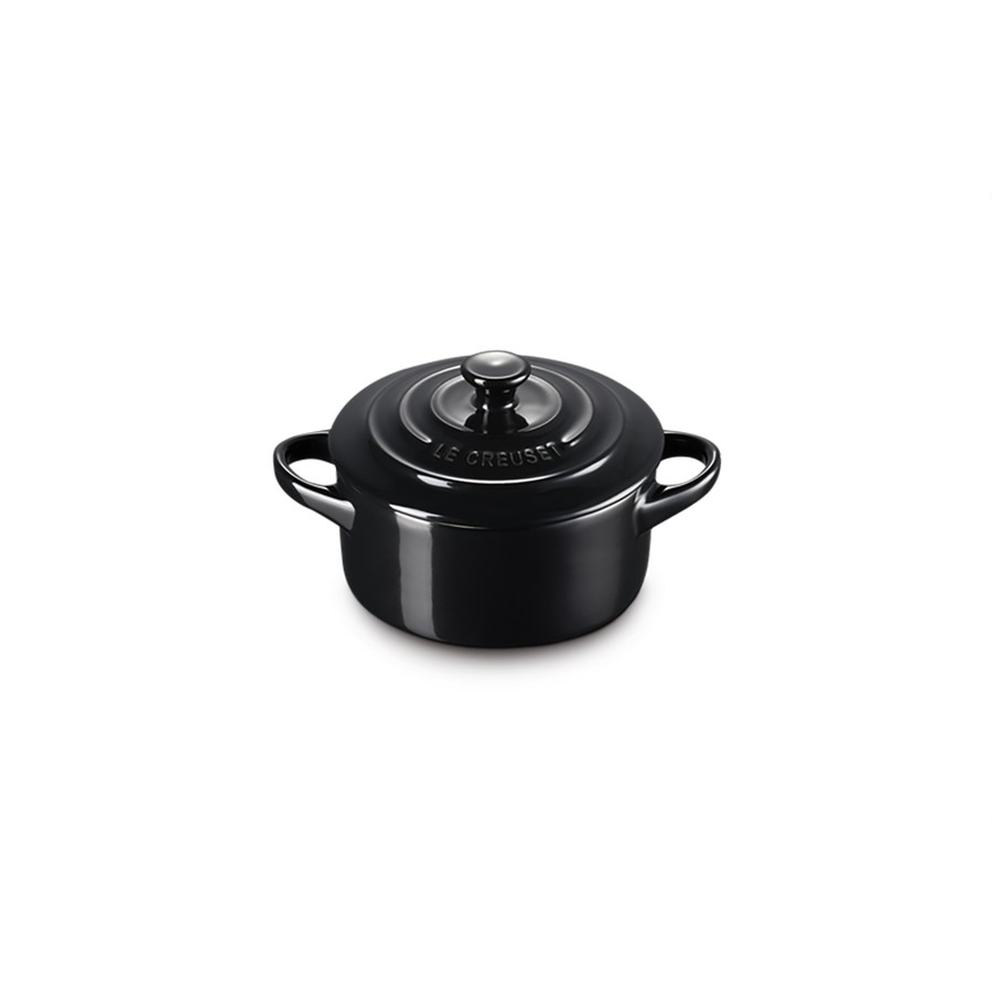 additioanl image for  Le Creuset Rd. Mini Cocotte Black 10 cm 