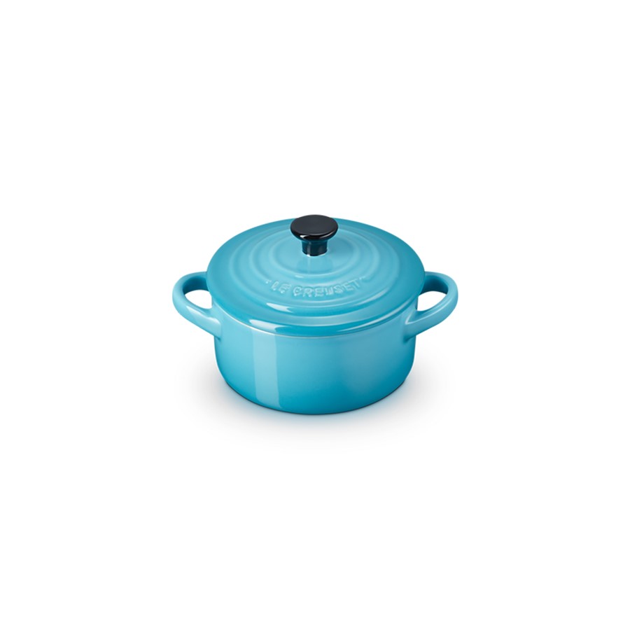 additioanl image for  Le Creuset Rd. Mini Cocotte Teal 10 cm 