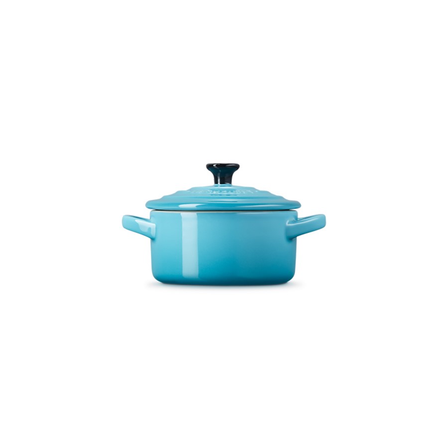additioanl image for  Le Creuset Rd. Mini Cocotte Teal 10 cm 