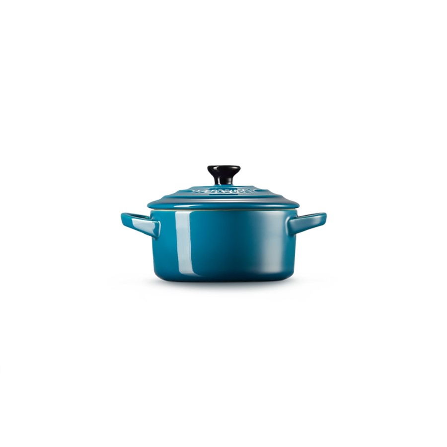 additioanl image for  Le Creuset Rd. Mini Cocotte D/Teal 10 cm 