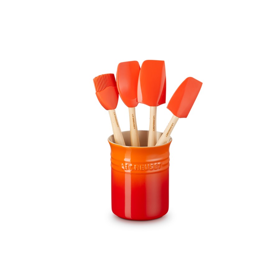 additioanl image for  Le Creuset Jar plus 4 Utensils Flame 