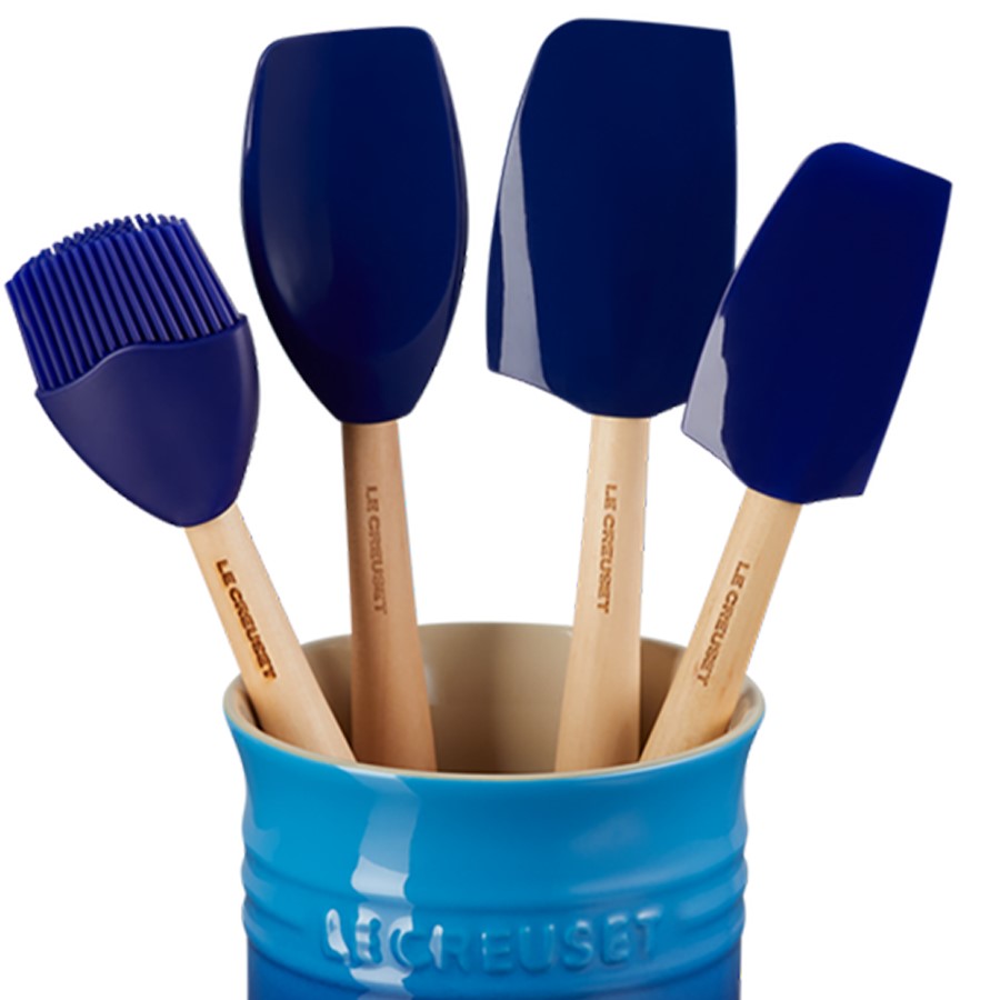 additioanl image for  Le Creuset Jar Plus 4 Utensils Azur Blue 