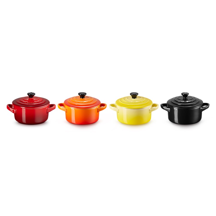 additioanl image for  Le Creuset Round 4 Mini Cocottes Fire 